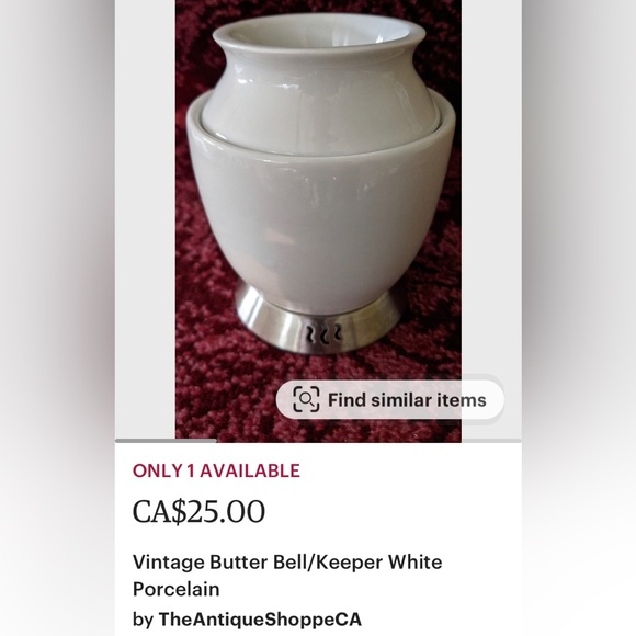 Vintage Trudeau Butter Bell - Picture 9 of 9